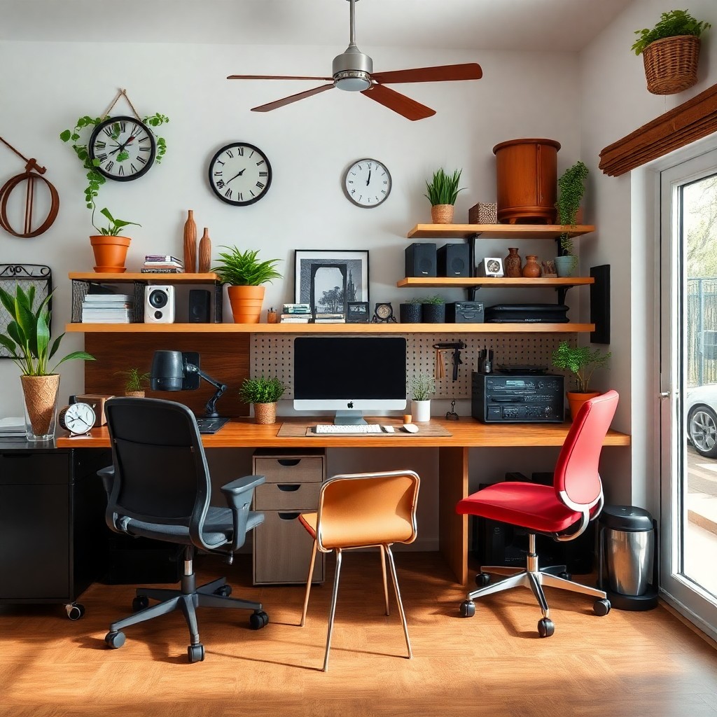 Espacio de trabajo organizado y productivo